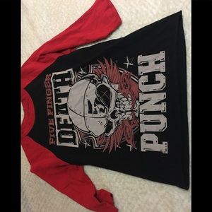 5 finger death punch band shirt small